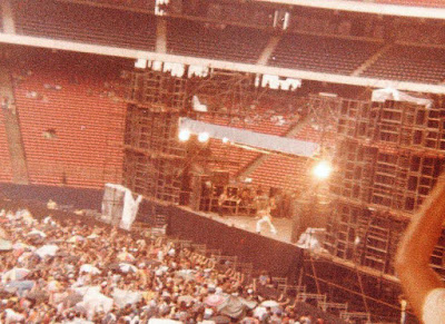 Ted Nugent on stage at Giants Stadium August 6, 1978