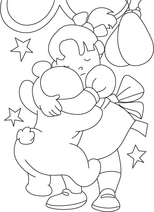 Friendship Coloring Pages 7