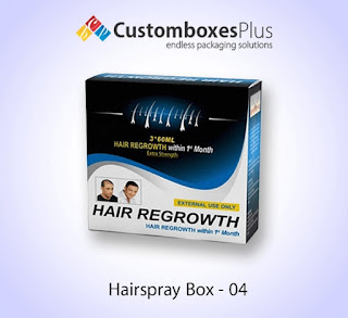 Custom Hairspray Boxes are widely utilized to pack hair sprays and their related accessories. You can get them at wholesale rates from us in bulk amounts.