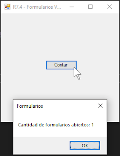 Contador de formularios abiertos