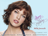 birthday quotes, milla jovovich, photos, she is looking fabulous in [short hair styles]