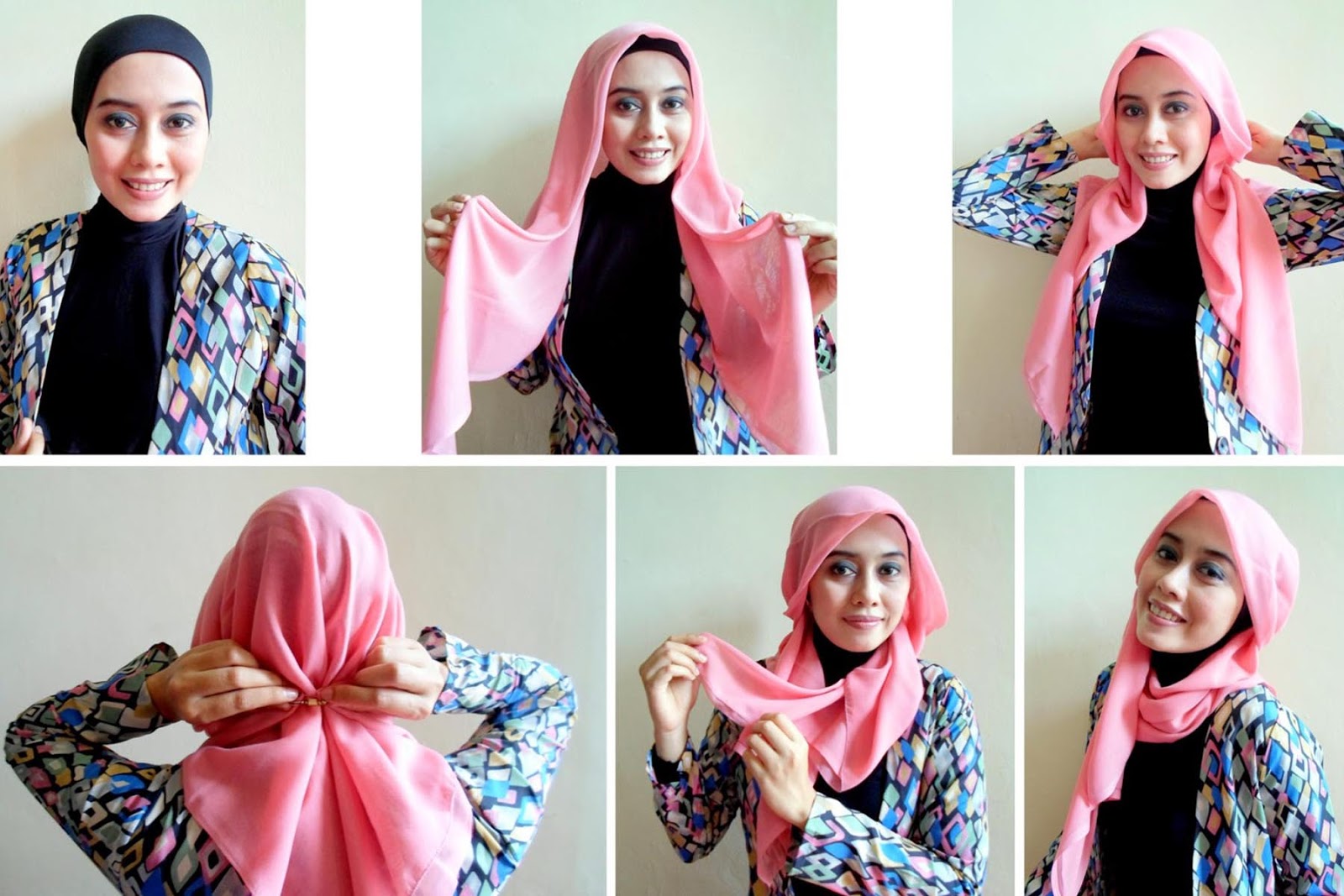 80 Ide Tutorial Hijab Paris Untuk Hari Raya Terlengkap Tutorial