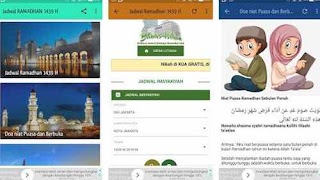 Aplikasi Jadwal Ramadhan 1439 H 2018