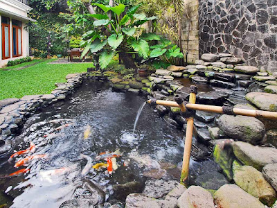 kolam tebing - garden style