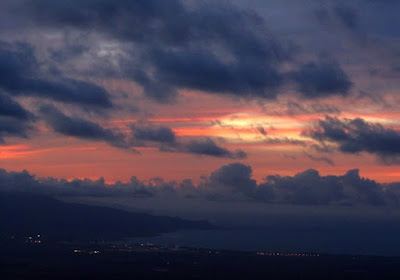 Sunset over Kahului, Maui, May 2011