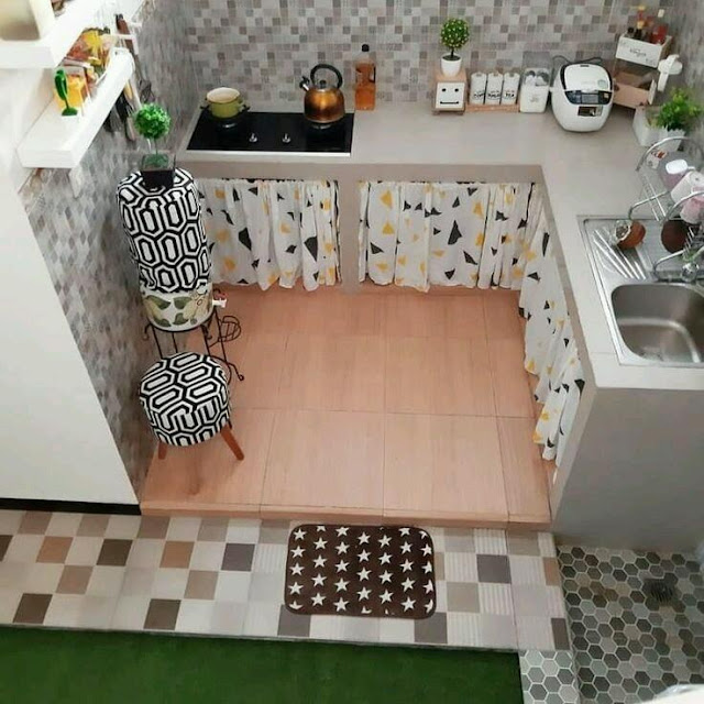 limited space small l shaped kitchen design