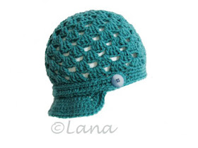 Knitting pattern instruction Crocheted summer cotton Newsboy style Hat Baseball Cap PDF