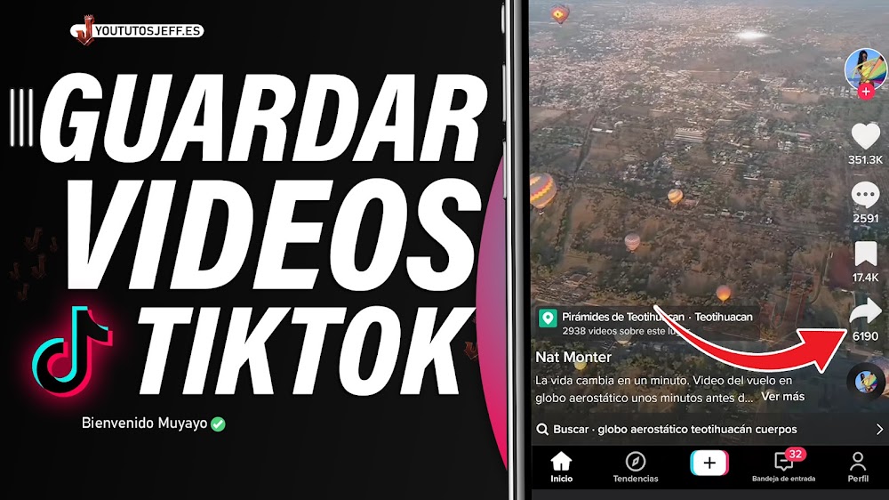 Como GUARDAR Videos de TikTok en mi GALERIA 🟣