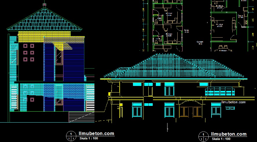 Download Gambar Rumah Autocad Dwg - Koleksi Gambar HD