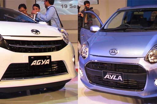 Beberapa Perbedaan  Daihatsu  Ayla  dangan Toyota Agya  