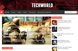 Tech World Blogger Template