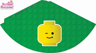 Lego Party Free Printable Hats.