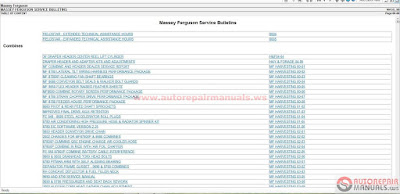 MASSEY FERGUSON North America Service Manuals [03.2015] Full + Keys + FREE DOWNLOAD