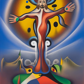 The Christ by Joan Miró | NightCafé Creator
