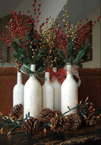 10 Inspirasi Kreatif Menciptakan Hiasan Natal Dari Botol  