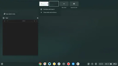 تطرح جوجل تحديث Chrome OS 107 مع ميزة 'حفظ المكتب لاحقًا'