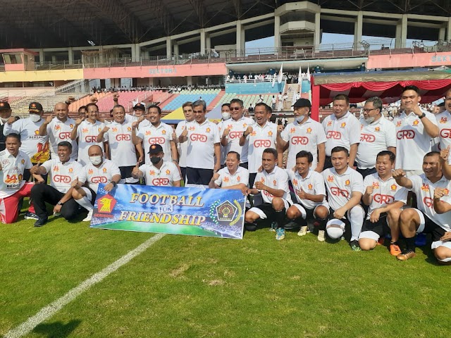 Peringati Dirgahayu Ke-14, Partai Gerindra Gelar Turnamen Football Fun di GOR Delta Sidoarjo
