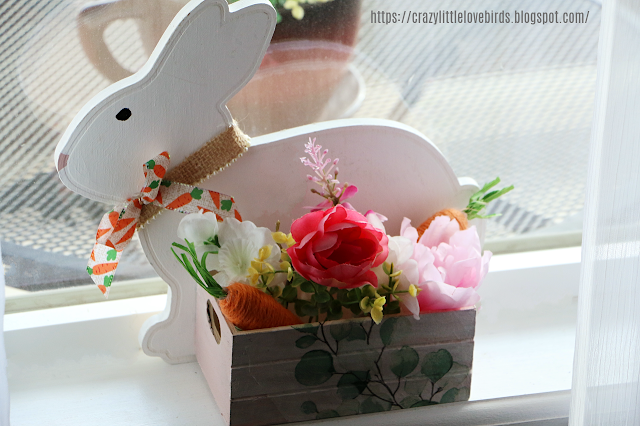 Bunny floral arrangement