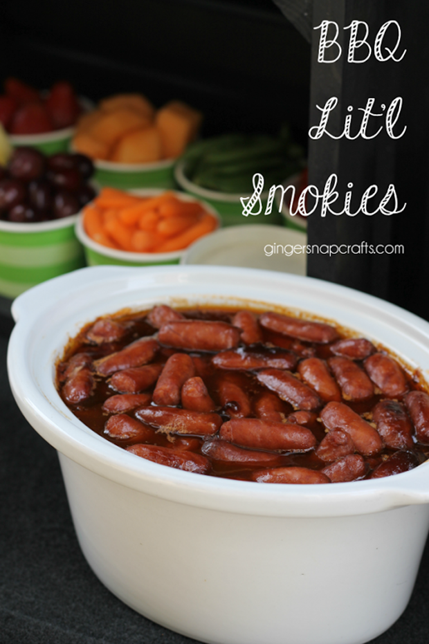 BBQ Lit'l Smokies at GingerSnapCrafts.com_thumb