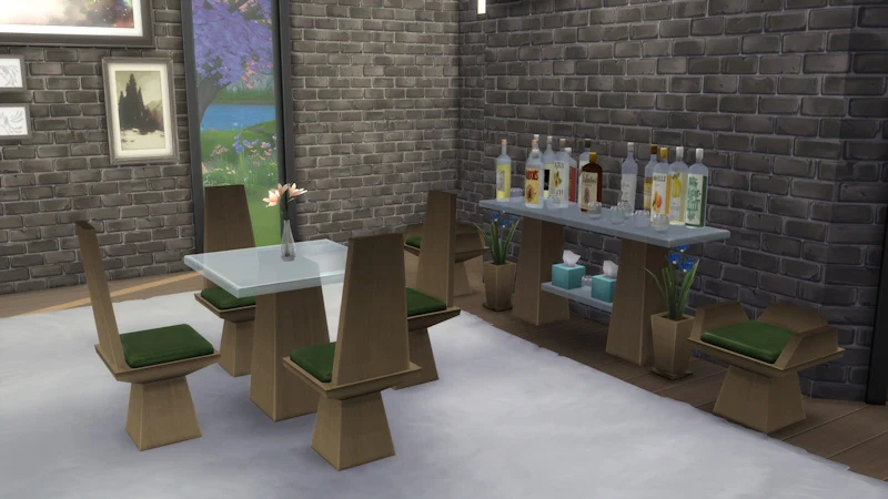 The Sims 4 Dining Room