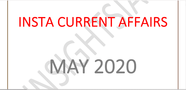 Insights IAS Current Affairs May 2020