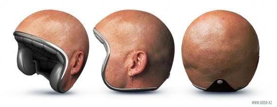 creative motorcycle helmet