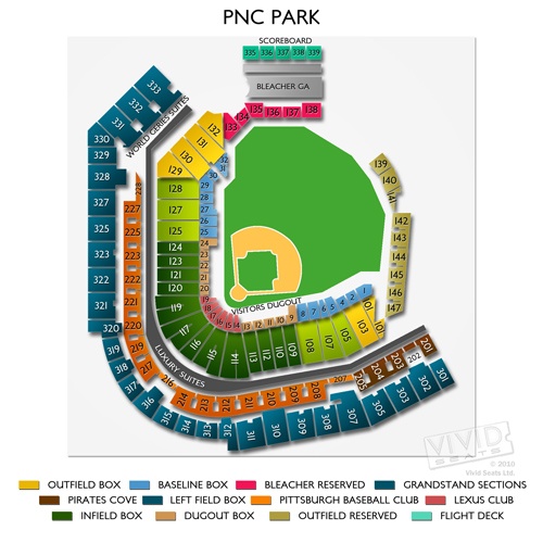 PNC Park Tickets PNC Park Seating Charts, pittsburgh pirates, Pnc Park Seating Chart with seat numbers, Pnc Park Seating Chart, Pnc Park Seating Chart with rows