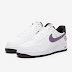 Sepatu Sneakers Nike Sportswear Air Force 1 07 LV8 White Canyon Purple Black White DH7440100