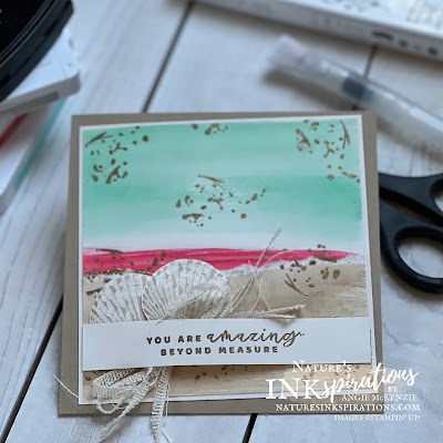 Season of Chic seascape card (supplies) | Nature's INKspirations by Angie McKenzie