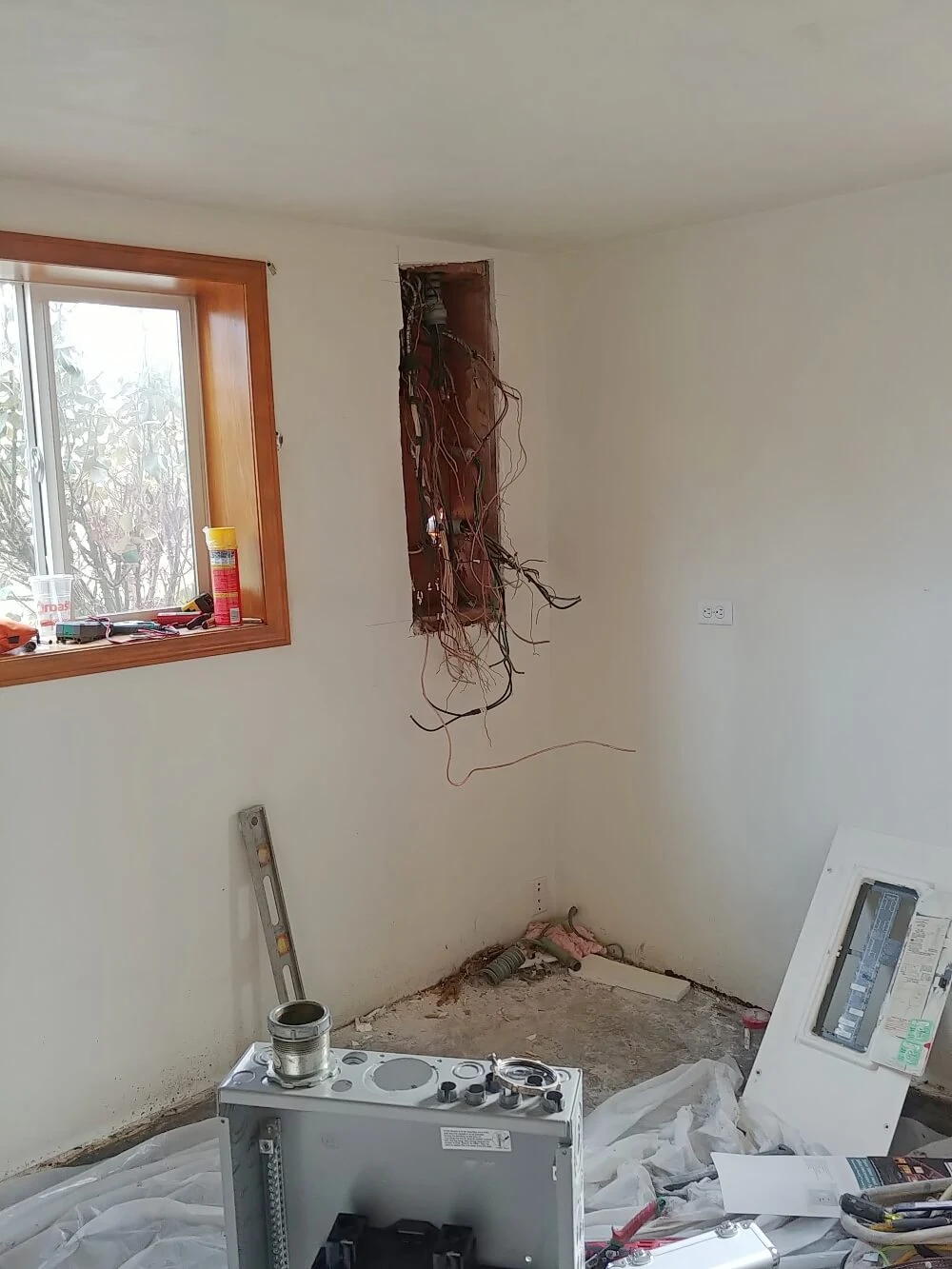 Progress on the Basement at the Fixer-Upper House