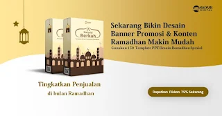 Template banner promosi ramadhan