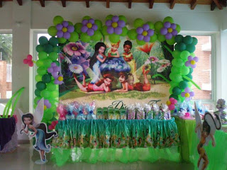 Decoracion Tinkerbell para Fiestas Infantiles, parte 3