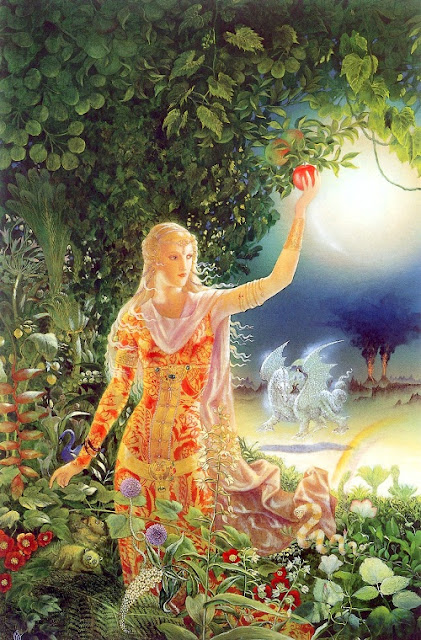 A fairy tale illustration by Kinuko Craft