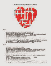 Valentine's Day Crosswords 3