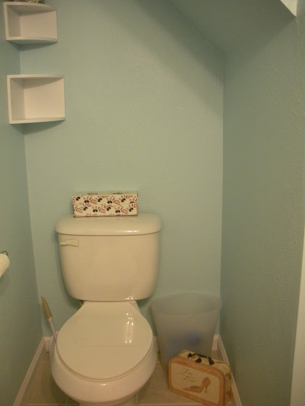 And here's what the bathroom looks like now, nearly 6 months after we  title=