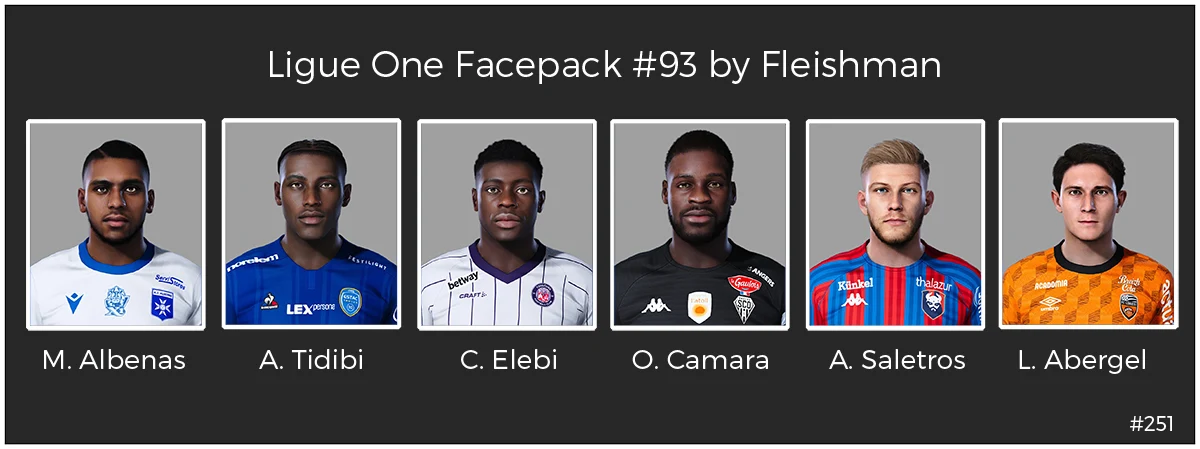 PES 2021 Ligue 1 Facepack #93 by Fleishman