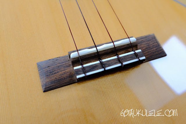 Flight Diana Soundwave Tenor Ukulele bridge