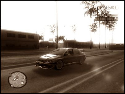 GTA San Andreas + Full Cars Mod + ENB