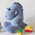 patron gratis dinosaurio amigurumi | free amigurumi pattern dinosaur 