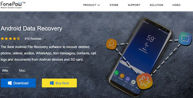 Menggunakan FonePaw Android Data Recovery Untuk Mengembalikan File Contact, Message, Media (Foto, Gallery, Audio, Video, Dokumen)