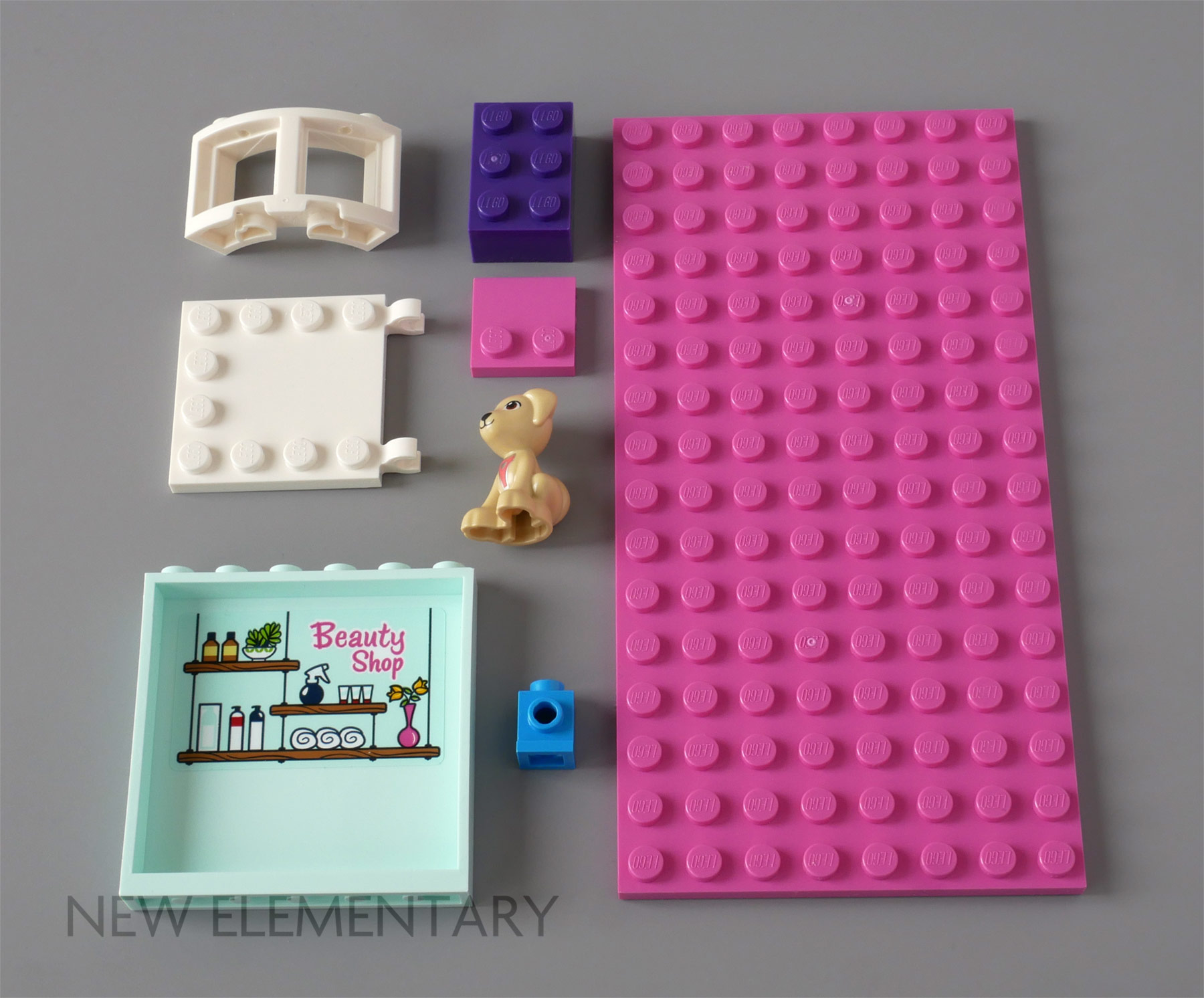 Lego Girl 10 8x16 dot plate 92438 Friends Modular Girl Pink Lavender Lime Yellow 