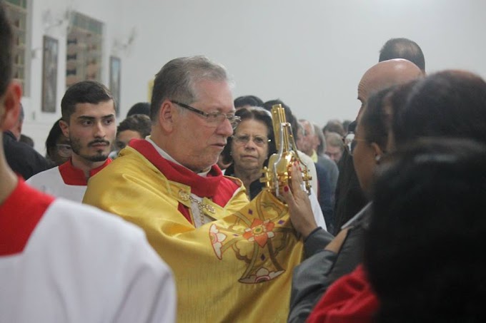 PE. AURICÉLIO PRESIDE MISSA NO CERCO DE JERICÓ DE CAPIVARI