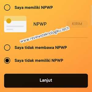 buat bank jago tanpa npwp