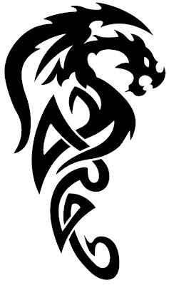 Tribal Dragon Tattoos