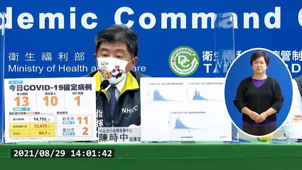 國內疫情8/29新增13本土確診及10境外移入 1人染疫病逝