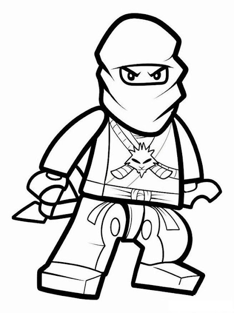 Lego Ninjago Coloring Pages 1