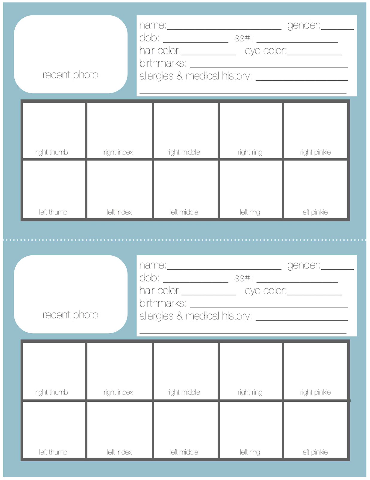 just Sweet and Simple: Emergency Binder: Free Printables