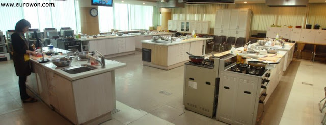 Instalaciones donde se desarrolló la clase de cocina de bulgogi