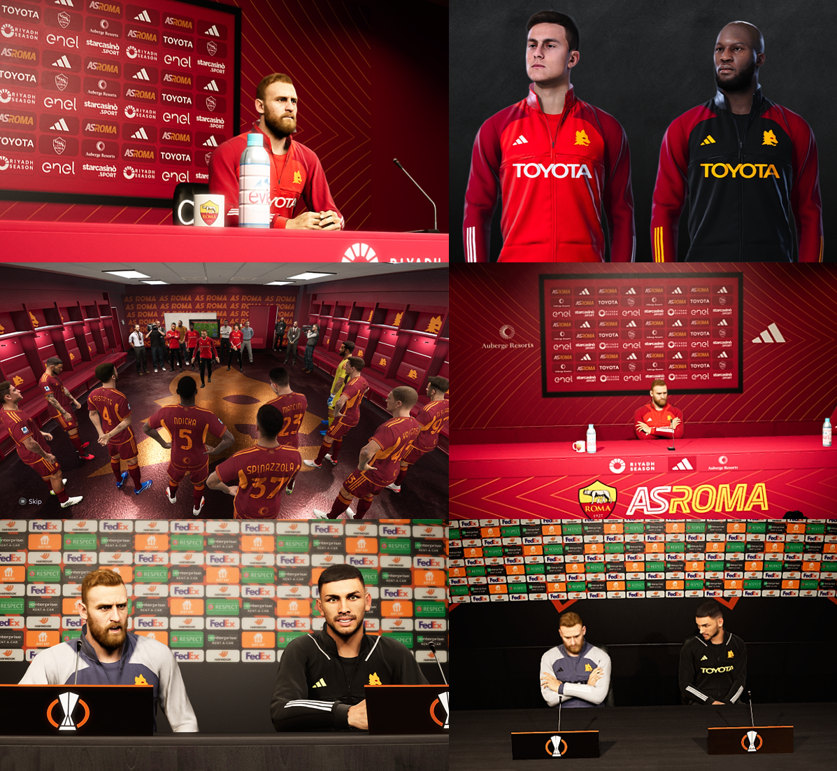 PES 2021 AS Roma 2023-24 MLMyTeam By H.S.H EditMaker