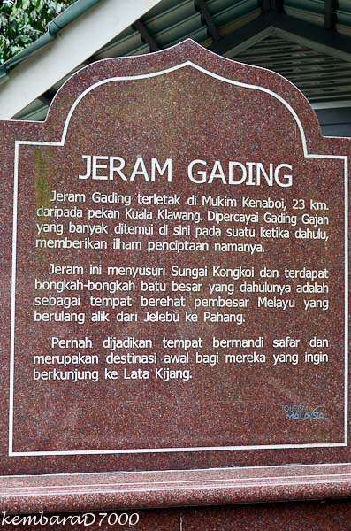 Air Terjun Jeram Gading, Jelebu  Jas Du It